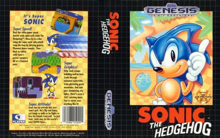 Sonic the Hedgehog - Sega Genesis | VideoGameX
