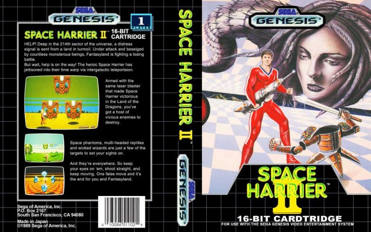 Space Harrier II - Sega Genesis | VideoGameX