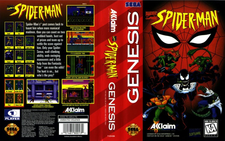 Spider-Man: Animated Series - Sega Genesis | VideoGameX