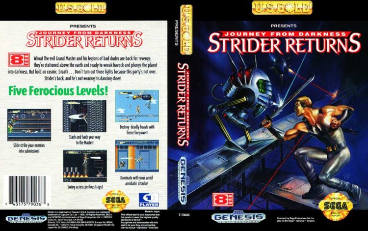 Strider Returns: Journey From Darkness - Sega Genesis | VideoGameX