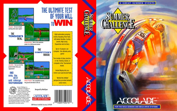 Summer Challenge - Sega Genesis | VideoGameX