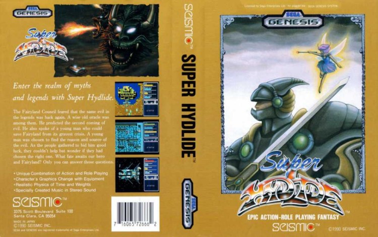 Super Hydlide - Sega Genesis | VideoGameX