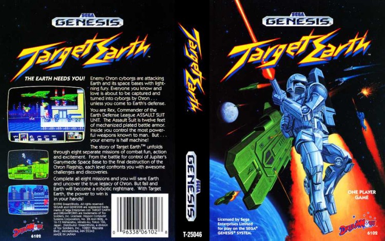 Target Earth - Sega Genesis | VideoGameX