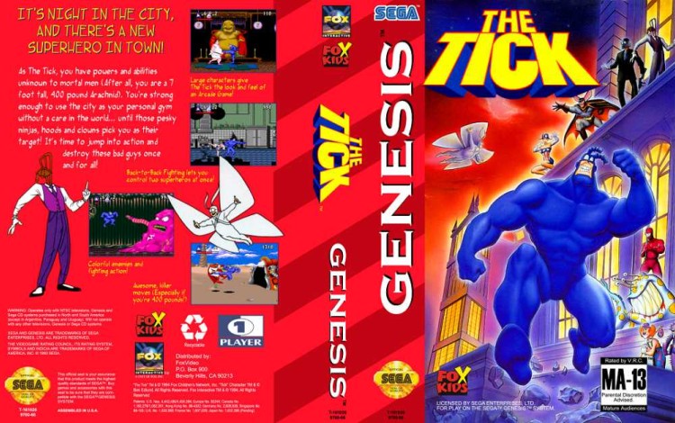 Tick, The - Sega Genesis | VideoGameX