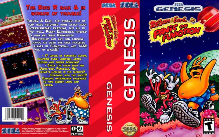 ToeJam & Earl in Panic on Funkotron - Sega Genesis | VideoGameX