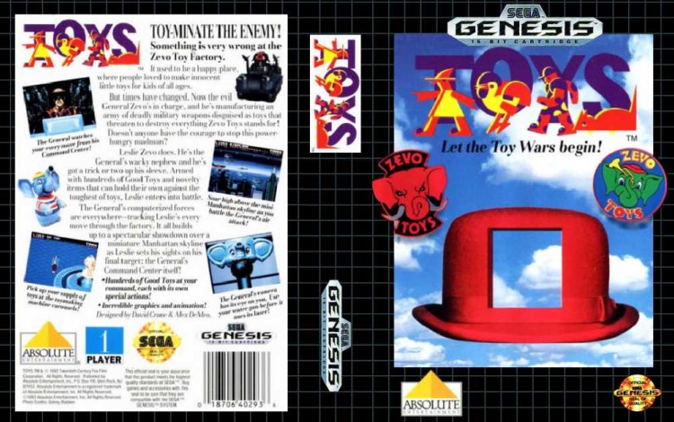 TOYS - Sega Genesis | VideoGameX