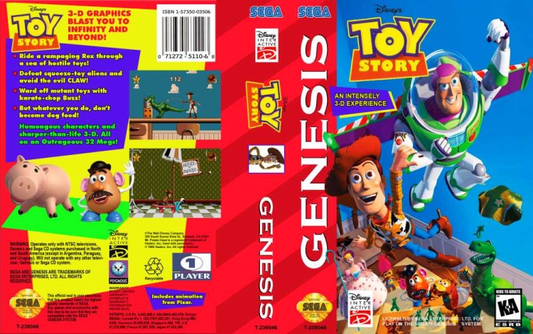 Toy Story - Sega Genesis | VideoGameX