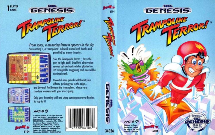 Trampoline Terror - Sega Genesis | VideoGameX