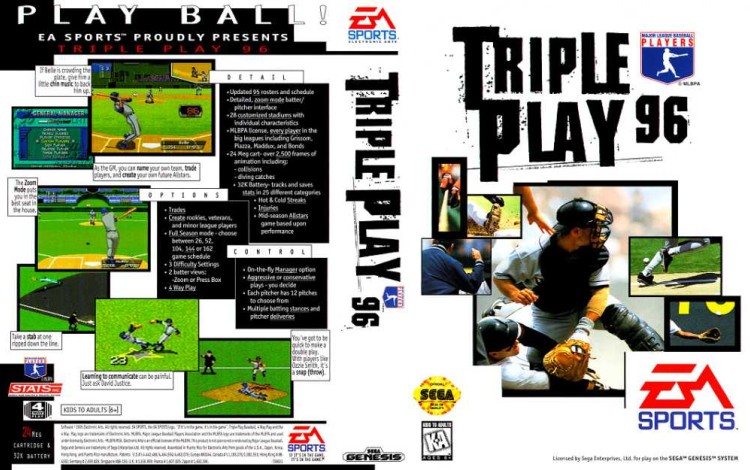 Triple Play '96 - Sega Genesis | VideoGameX