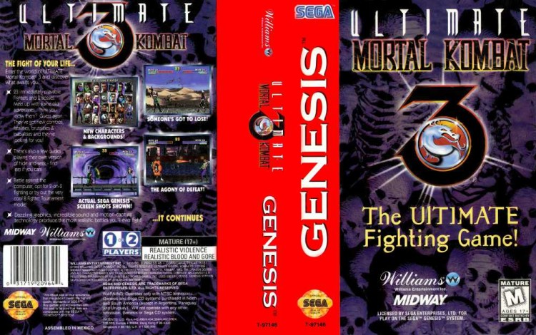 Ultimate Mortal Kombat 3 - Sega Genesis | VideoGameX