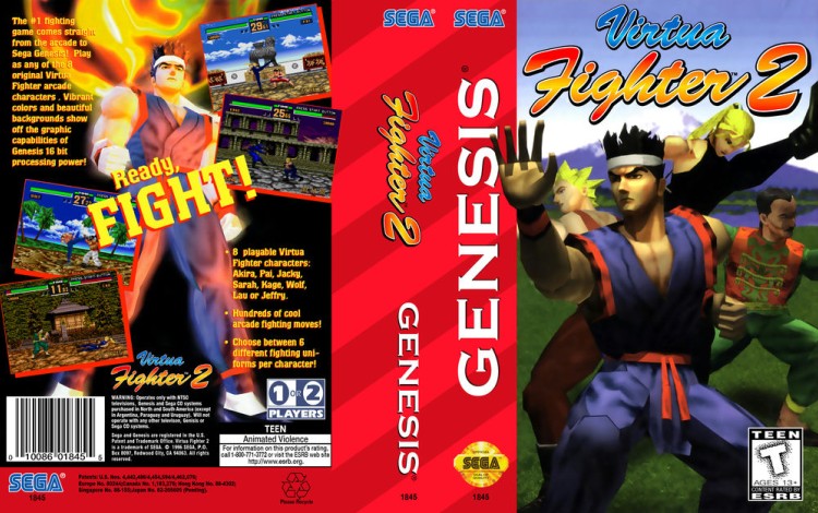 Virtua Fighter 2 - Sega Genesis | VideoGameX