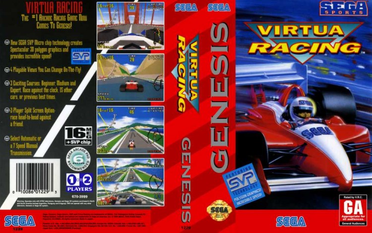 Virtua Racing - Sega Genesis | VideoGameX