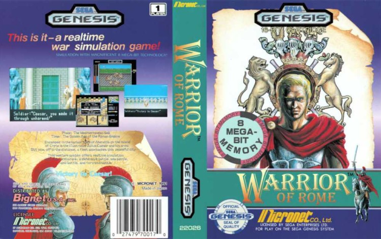 Warrior of Rome - Sega Genesis | VideoGameX