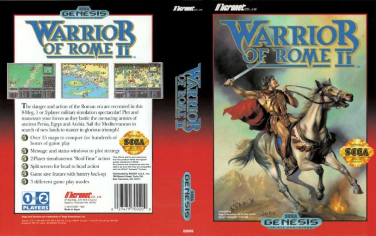 Warrior of Rome II - Sega Genesis | VideoGameX