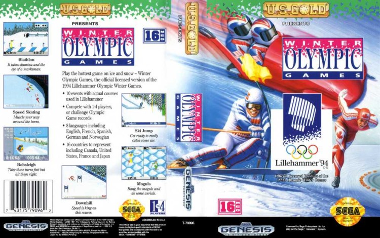 Winter Olympic Games: Lillehammer '94 - Sega Genesis | VideoGameX