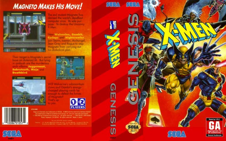 X-Men - Sega Genesis | VideoGameX