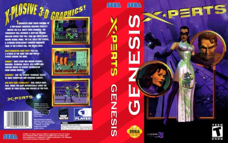 X-Perts - Sega Genesis | VideoGameX