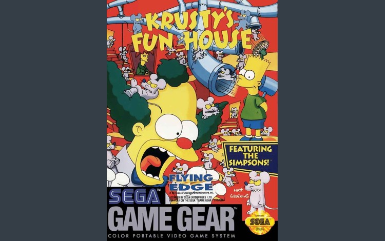 Krusty's Fun House - Game Gear | VideoGameX