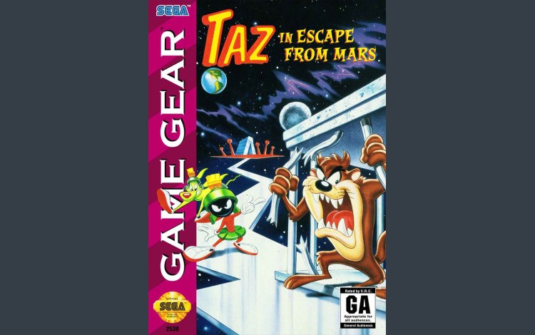 Taz in Escape from Mars - Game Gear | VideoGameX