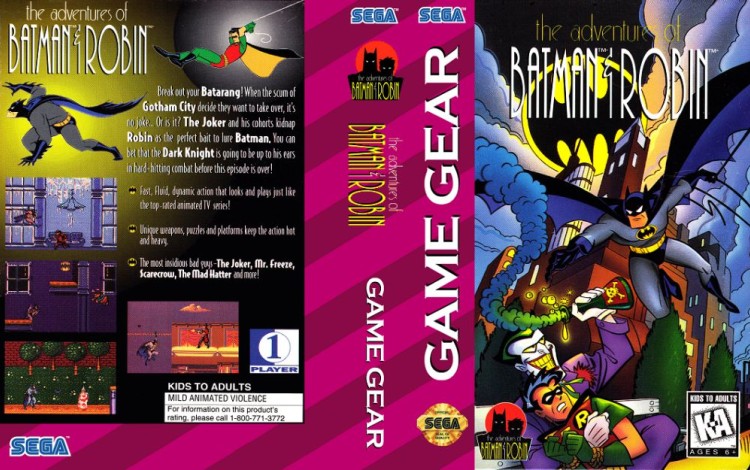 Adventures of Batman & Robin, The - Game Gear | VideoGameX