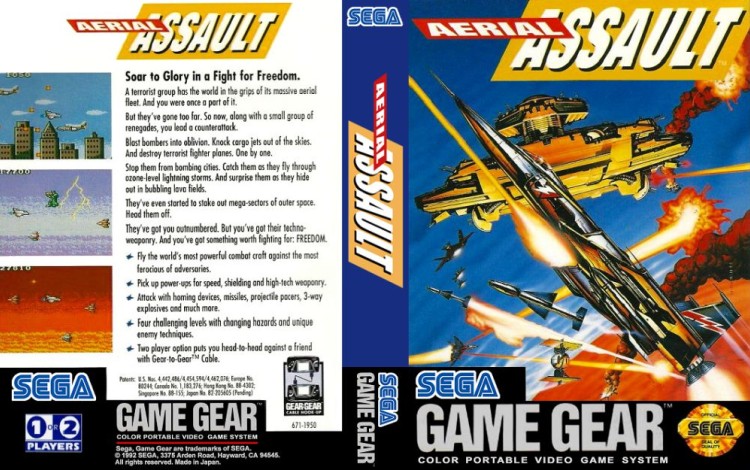 Aerial Assault - Game Gear | VideoGameX