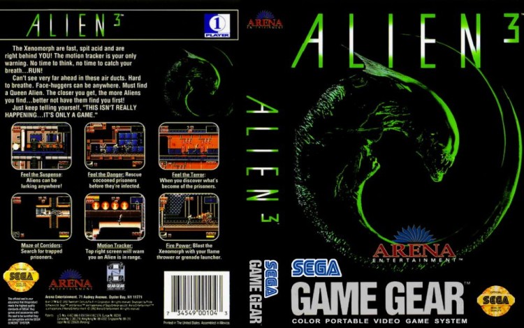 Alien 3 - Game Gear | VideoGameX