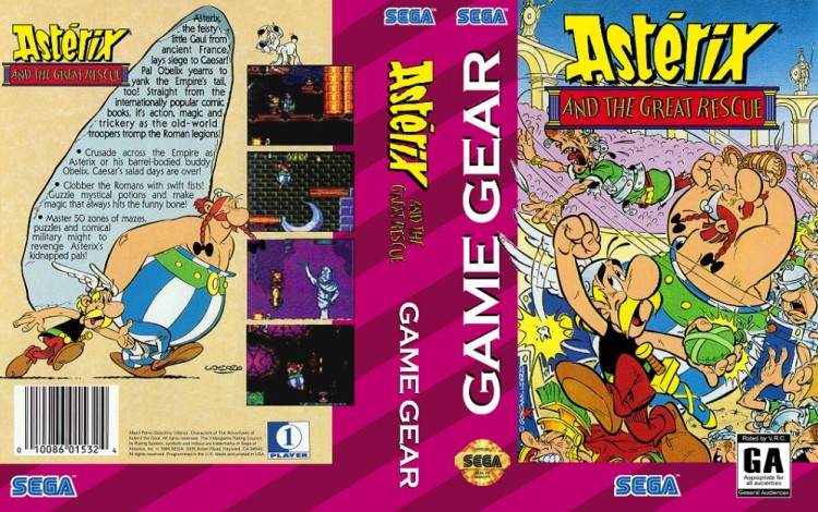 Asterix and the Great Rescue - Game Gear | VideoGameX