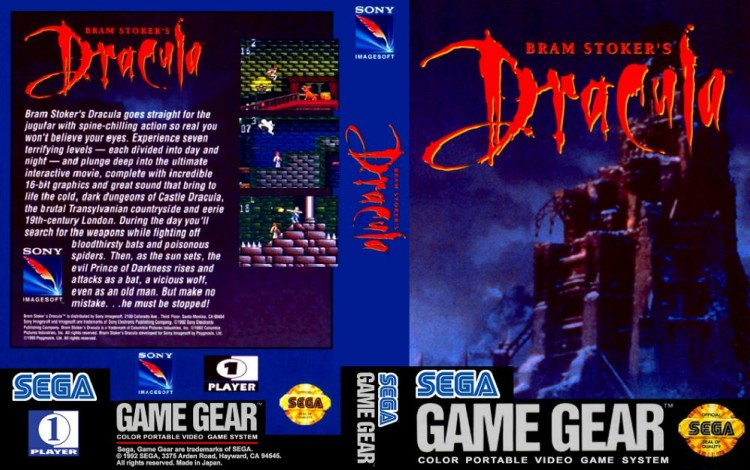 Bram Stoker's Dracula - Game Gear | VideoGameX