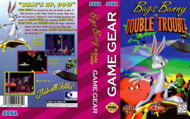 Bugs Bunny in Double Trouble - Game Gear | VideoGameX