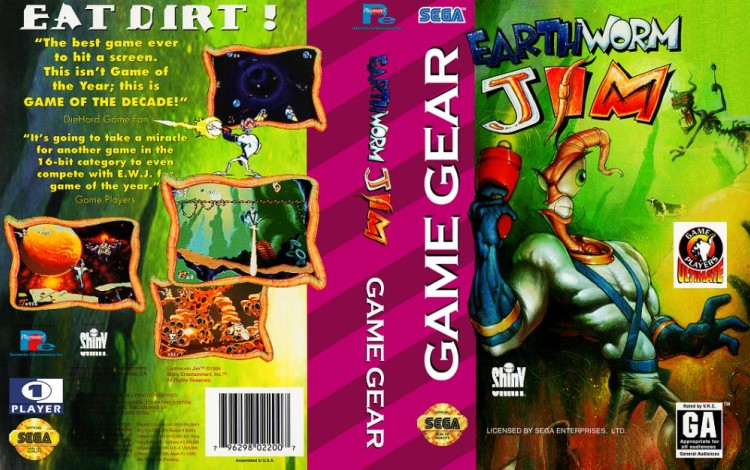 Earthworm Jim - Game Gear | VideoGameX