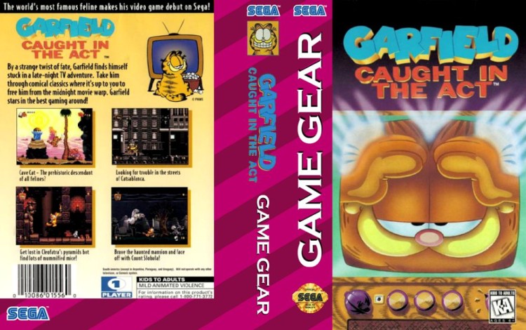 Garfield: Caught in the Act - Game Gear | VideoGameX