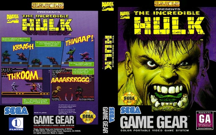 Incredible Hulk, The - Game Gear | VideoGameX