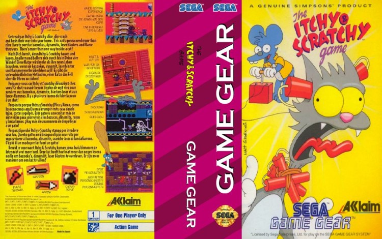 Itchy & Scratchy Game, The - Game Gear | VideoGameX