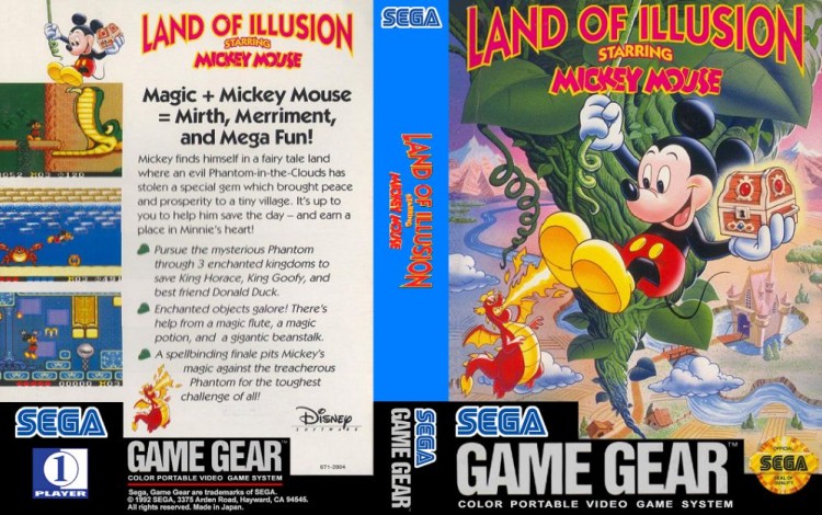 Land of Illusion Starring Mickey Mouse - Game Gear | VideoGameX