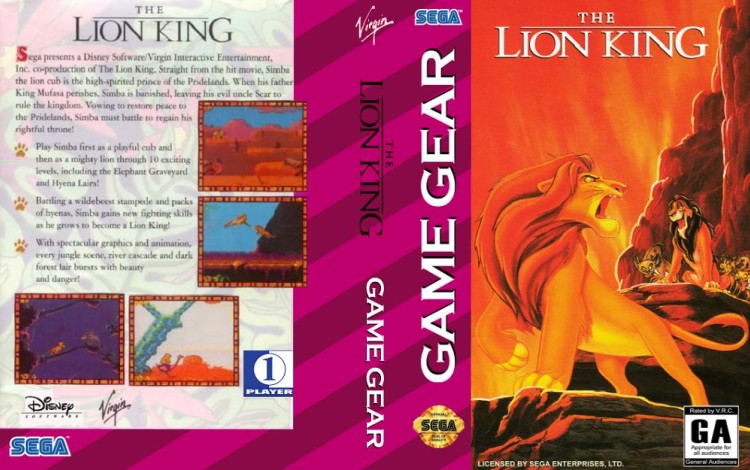 Lion King, Disney's The - Game Gear | VideoGameX