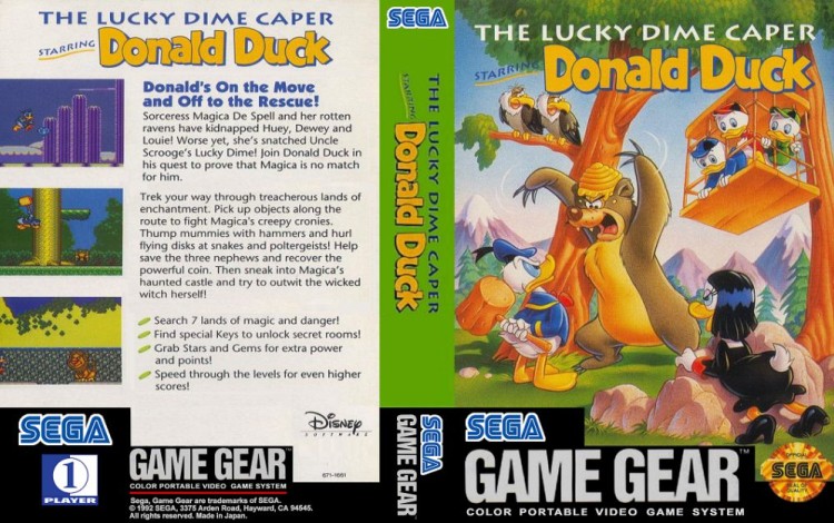 Lucky Dime Caper starring Donald Duck, The - Game Gear | VideoGameX