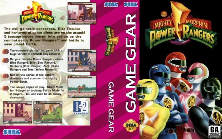 Mighty Morphin' Power Rangers - Game Gear | VideoGameX