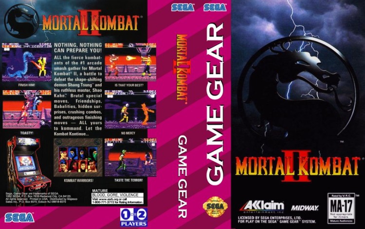 Mortal Kombat II - Game Gear | VideoGameX