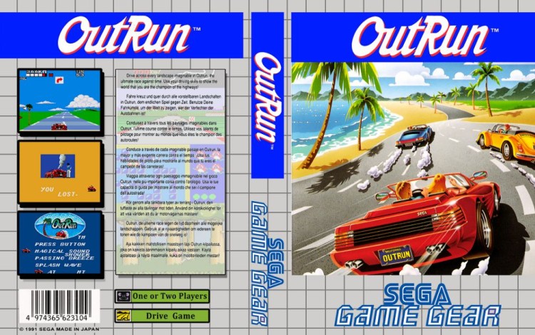 Out Run Europa - Game Gear | VideoGameX