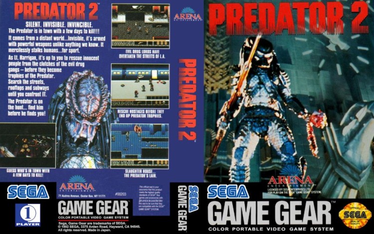 Predator 2 - Game Gear | VideoGameX