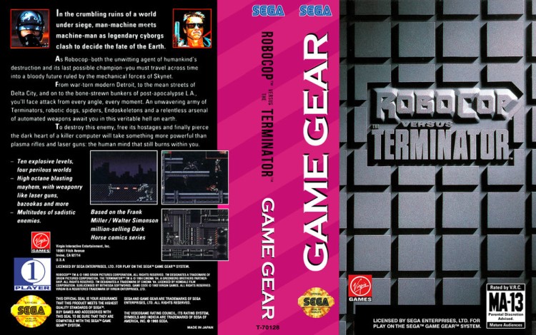 RoboCop Versus The Terminator - Game Gear | VideoGameX