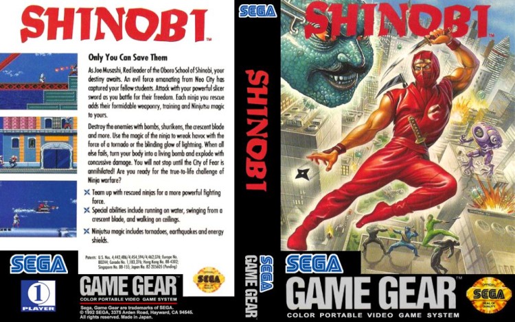 Shinobi - Game Gear | VideoGameX