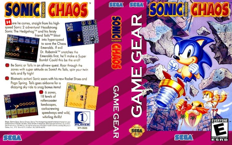 Sonic Chaos - Game Gear | VideoGameX