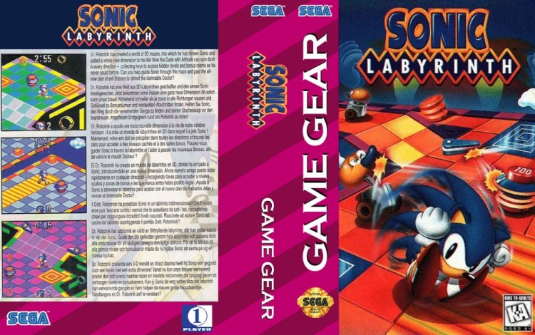 Sonic Labyrinth - Game Gear | VideoGameX