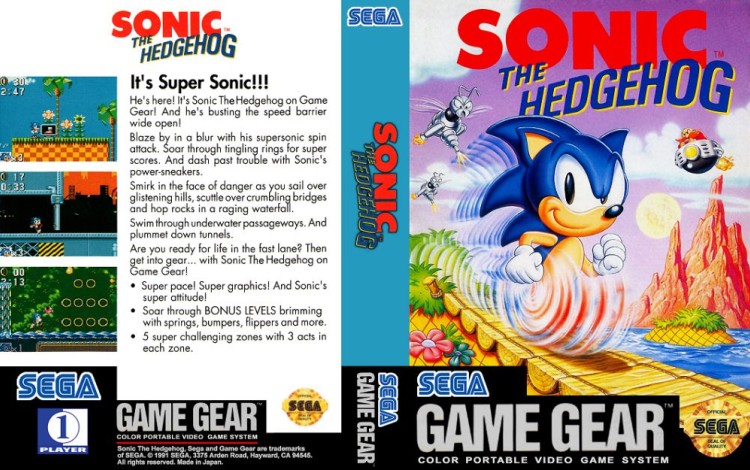 Sonic the Hedgehog - Game Gear | VideoGameX
