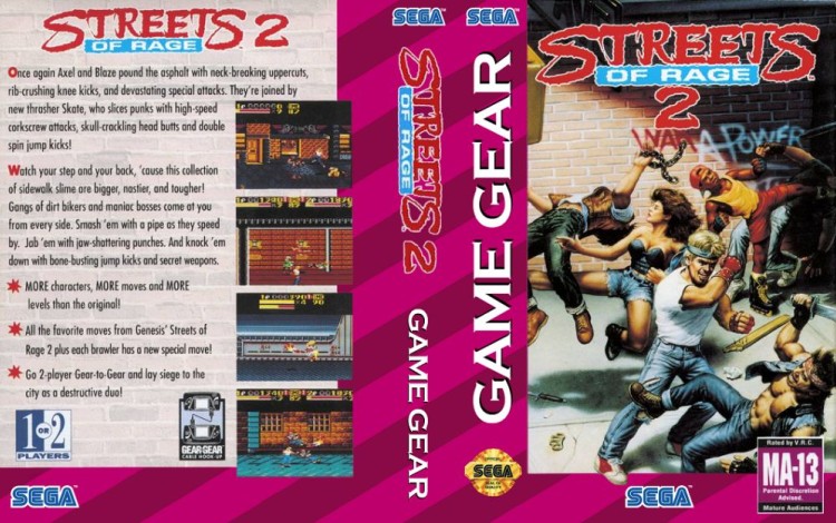 Streets of Rage 2 - Game Gear | VideoGameX