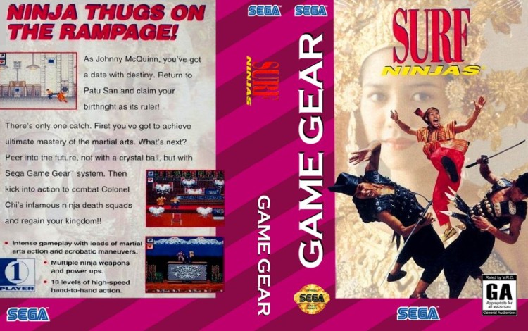 Surf Ninjas - Game Gear | VideoGameX