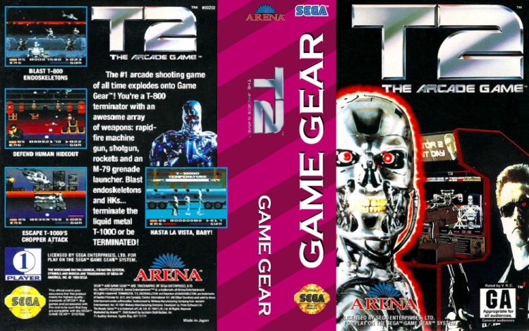T2: The Arcade Game - Game Gear | VideoGameX