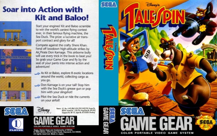 TaleSpin, Disney's - Game Gear | VideoGameX