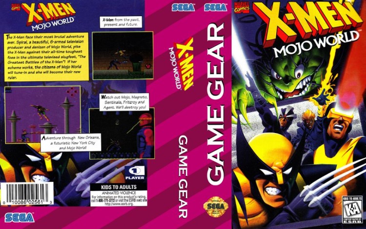 X-Men: Mojo World - Game Gear | VideoGameX